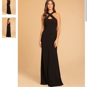 Two Brand new bridesmaid dresses by Hayley Paige Occasions. Champagne, size 10.